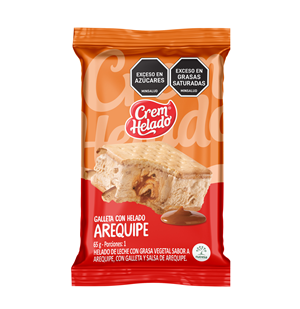 Galleta Con Helado Arequipe X 65 Gr (platillo Cream Helado) - Sin Asignar