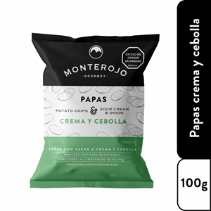 Papas Monte Rojo Crema Y Cebolla X 100 Gr - Sin Asignar