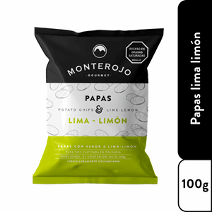 Papas Monte Rojo Lima-limon X 100 Gr - Sin Asignar