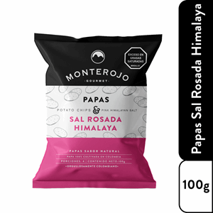 Papas Monte Rojo Sal Rosada Himalaya X 100 Gr - Sin Asignar