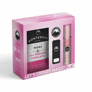 Snacks Box Monte Rojo 200gr/600ml (papas Sal Rosada Del Himalaya 2 X 100 Gr+hat - Sin Asignar