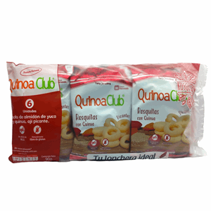 Rosquitas Con Quinua Picantes Quinoaclub Bolsa X 6 Unds De 15 Gr - Sin Asignar