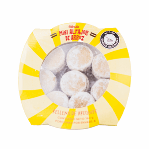 Mini Alfajor De Arroz Relleno C/arequipe Fithub Caja X 160 Gr - Sin Asignar