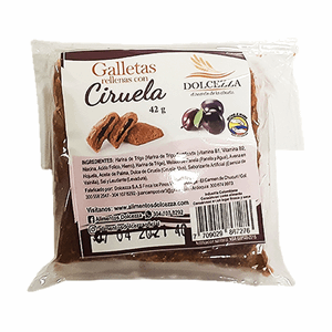 Galleta Rellena C/ciruela Dolcezza Bolsa X 42 Gr - Sin Asignar