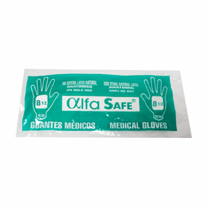 Guante Medico Alfa T 8 1/2. - Alfa  Trading
