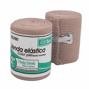 Venda Elastic Alfa Safe 2`x5 Yard C/piel - Alfa  Trading