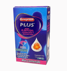 Genoprazol Plus Susp Oral Menta Caja C/fco X 350 Ml - Sin Asignar