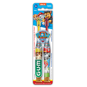 Gum Cepillo Manual Niños 3+ Paw Patrol Suave X 2 Unds - Sin Asignar
