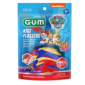 Gum Flossers Kids 3+ Paw Patrol Bolsa X 40 Unds (hilo Dental) - Sin Asignar