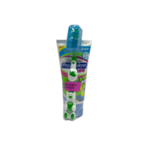 Proquident Kids Crema Dental Azul Sin Fluor Sabor Chicle X 100 G (gratis Cepillo) - Proquident