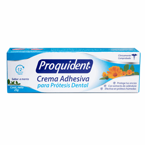 Proquident Crema Adhesiva Protesis Menta Tubo X 25 Gr - Sin Asignar