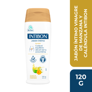 Intibon Jabon Liq Intimo Vinagre De Manzana Y Calend Mujer X 120 Gramos - Intibon