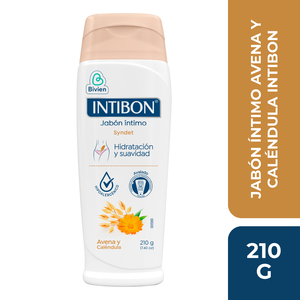 Jabon Liquido Intibon Avena Y Calendula Frasco X 210 G - Intibon
