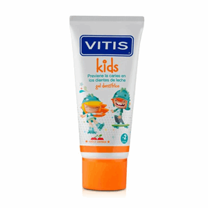 Vitis Kids Crema Dental Con Fluor Cereza +2 Años Tubo X 50 Ml - Sin Asignar