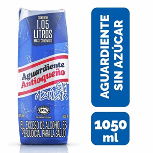 Aguardiente Antioqueño S/azucar Tetra X 1000 Ml - Antioqueño
