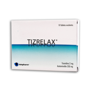 Tizrelax 2/350 Mg X 10 Tabletas - Tizrelax