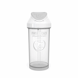 Vaso C/pitillo Twistshake Straw Cup 6+m Blanco 12 Onzas - Sin Asignar