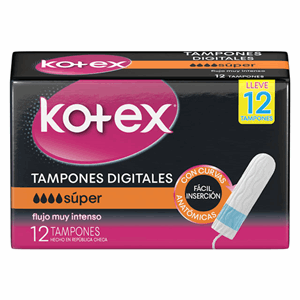 Kotex Tampon Super Digital X 12 Unds - Sin Asignar